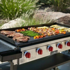Camp Chef 46-Inch 6-Burner Freestanding Propane Gas Commercial Style Flat Top Griddle 15 Camp Chef 46-Inch 6-Burner Freestanding Propane Gas Commercial Style Flat Top Griddle -BBQDIRECT Shop Camp Chef 46 Inch 6 Burner Freestanding Propane Gas Commercial Style Flat Top Griddle Cooking Surface