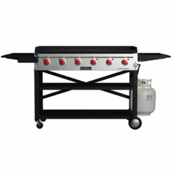 Camp Chef 46-Inch 6-Burner Freestanding Propane Gas Commercial Style Flat Top Griddle