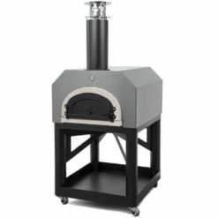 Chicago Brick Oven CBO-750 Mobile Wood-Fired Residential Outdoor Pizza Oven - Silver 14 Chicago Brick Oven CBO-750 Mobile Wood-Fired Residential Outdoor Pizza Oven - Silver -BBQDIRECT Shop Chicago Brick Oven CBO 750 Mobile Wood Fired Residential Outdoor Pizza Oven Silver CBO O MBL 750SV Closed