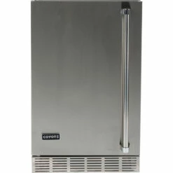 Coyote Ready-To-Assemble 3 Ft. Outdoor Kitchen Island For Electric Grill And Refrigerator - Brown Stacked Stone 17 Coyote Ready-To-Assemble 3 Ft. Outdoor Kitchen Island For Electric Grill And Refrigerator - Brown Stacked Stone -BBQDIRECT Shop Coyote 21 Inch 4 1 Cu Ft Left Hinge Outdoor Rated Compact Refrigerator CBIR L