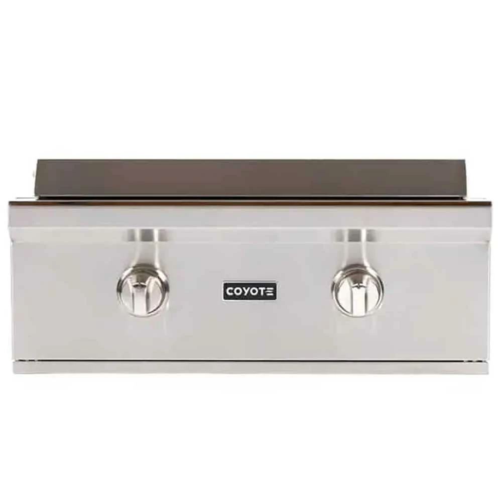 Coyote 30-Inch 2-Burner Built-In Natural Gas Commercial Style Flat Top Griddle 3 Coyote 30-Inch 2-Burner Built-In Natural Gas Commercial Style Flat Top Griddle