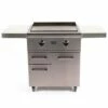 Coyote 30-Inch 2-Burner Freestanding Natural Gas Commercial Style Flat Top Griddle -BBQDIRECT Shop Coyote 30 Inch Freestanding Flat Top Propane Gas Griddle C1FTG30LP Side Shelves