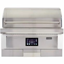 Coyote Touch-Screen Controlled 36-Inch 304 Stainless Steel Built-In Pellet Grill