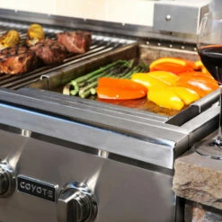 Coyote Drop-In Stainless Steel Griddle Plate 7 Coyote Drop-In Stainless Steel Griddle Plate -BBQDIRECT Shop Coyote Drop In Stainless Steel Griddle Plate C1GRDL Lifestyle