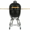 Coyote 18-Inch Asado Ceramic Kamado Grill With Stainless Steel Cart -BBQDIRECT Shop Coyote Grill 18 Inch Asado Ceramic Kamado Grill C1CHCS FS