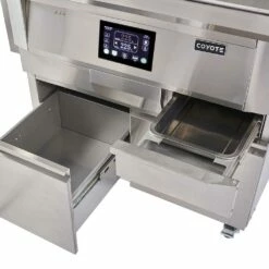 Coyote Touch-Screen Controlled 36-Inch 304 Stainless Steel Freestanding Pellet Grill 17 Coyote Touch-Screen Controlled 36-Inch 304 Stainless Steel Freestanding Pellet Grill -BBQDIRECT Shop Coyote Pellet Grill Cart Bottom