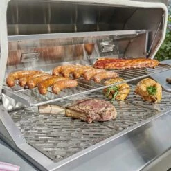 Coyote Touch-Screen Controlled 36-Inch 304 Stainless Steel Built-In Pellet Grill -BBQDIRECT Shop Coyote Pellet Grill Lifestyle Cooking