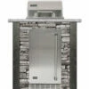 Coyote Ready-To-Assemble 3 Ft. Outdoor Kitchen Island For Electric Grill And Refrigerator - Gray Stacked Stone 2 Coyote Ready-To-Assemble 3 Ft. Outdoor Kitchen Island For Electric Grill And Refrigerator - Gray Stacked Stone -BBQDIRECT Shop Coyote Ready To Assemble 3 Ft Outdoor Kitchen Island with 18 Inch Electric Grill and Access Door Gray Stacked Stone RTAC E3F SG