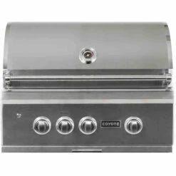 Coyote S-Series 30-Inch 3-Burner Built-In Propane Gas Grill With RapidSear Infrared Burner And Rotisserie 17 Coyote S-Series 30-Inch 3-Burner Built-In Propane Gas Grill With RapidSear Infrared Burner And Rotisserie -BBQDIRECT Shop Coyote S Series 30 inch 3 Burner Built In Propane Gas Grill with RapidSear Infrared Burner and Rotisserie C2SL30LP Closed