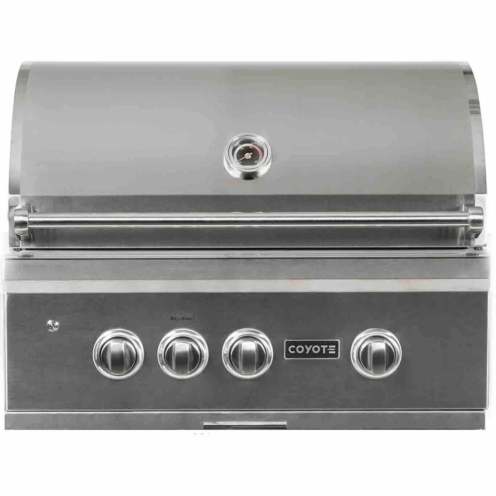 Coyote S-Series 30-Inch 3-Burner Built-In Propane Gas Grill With RapidSear Infrared Burner And Rotisserie 8 Coyote S-Series 30-Inch 3-Burner Built-In Propane Gas Grill With RapidSear Infrared Burner And Rotisserie - Image 6