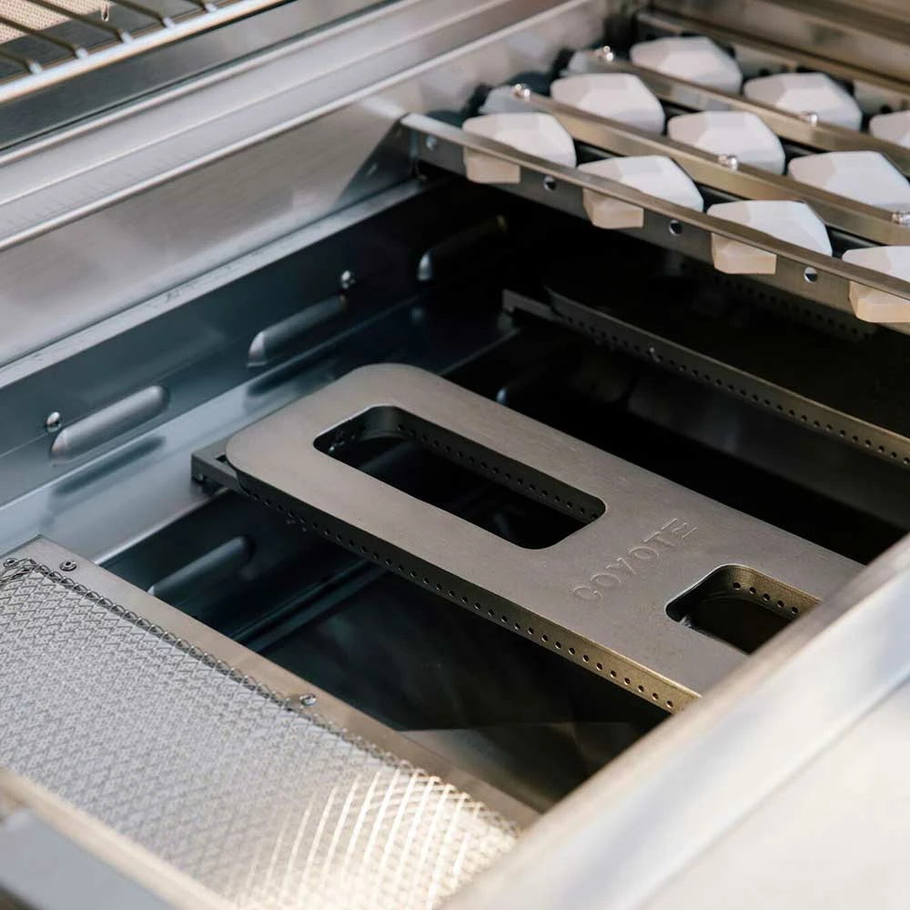 Coyote S-Series 30-Inch 3-Burner Built-In Propane Gas Grill With RapidSear Infrared Burner And Rotisserie 10 Coyote S-Series 30-Inch 3-Burner Built-In Propane Gas Grill With RapidSear Infrared Burner And Rotisserie - Image 8