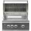 Coyote S-Series 30-Inch 3-Burner Built-In Propane Gas Grill With RapidSear Infrared Burner And Rotisserie -BBQDIRECT Shop Coyote S Series 30 inch 3 Burner Built In Propane Gas Grill with RapidSear Infrared Burner and Rotisserie C2SL30LP Open