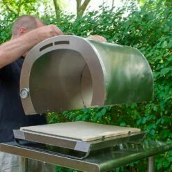 Cru Ovens Model 32 G2 Portable Outdoor Wood-Fired Pizza Oven 17 Cru Ovens Model 32 G2 Portable Outdoor Wood-Fired Pizza Oven -BBQDIRECT Shop Cru Ovens Model 32 G2 Outdoor pizza Oven CRU32G2 removable hood