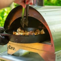 Cru Ovens Model 30 Portable Outdoor Wood-Fired Pizza Oven -BBQDIRECT Shop Cru Ovens model 30 portable outdoor wood fired pizza oven Cru30 in use 2