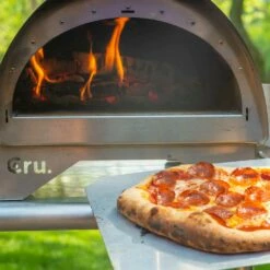 Cru Ovens Model 30 Portable Outdoor Wood-Fired Pizza Oven -BBQDIRECT Shop Cru Ovens model 30 portable outdoor wood fired pizza oven Cru30 in use