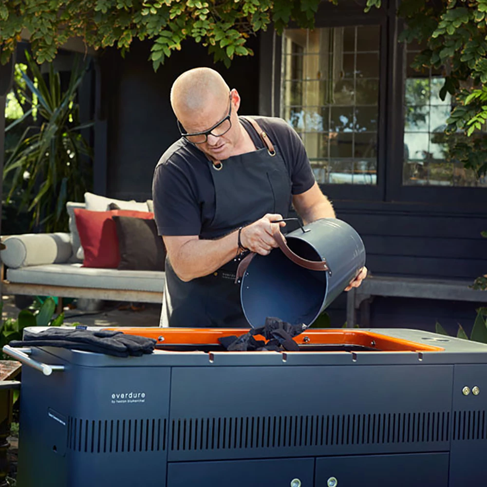 Everdure By Heston HUB 54-Inch Freestanding Charcoal Grill With Rotisserie 6 Everdure By Heston HUB 54-Inch Freestanding Charcoal Grill With Rotisserie - Image 4