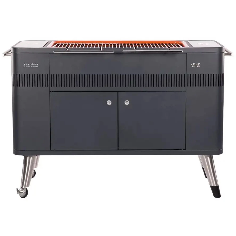 Everdure By Heston HUB 54-Inch Freestanding Charcoal Grill With Rotisserie 8 Everdure By Heston HUB 54-Inch Freestanding Charcoal Grill With Rotisserie - Image 6