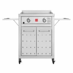 Fuego Grills 27-Inch 2-Burner Freestanding Propane Gas Commercial Style Flat Top Griddle