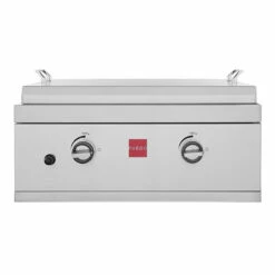 Fuego Grills 27-Inch 2-Burner Built-In Natural Gas Commercial Style Flat Top Griddle