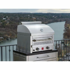 Fuego Grills 27-Inch Countertop Natural Gas Outdoor Pizza Oven -BBQDIRECT Shop F27S Pizza lifestyle 1