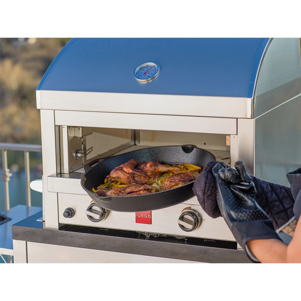 Fuego Grills 27-Inch Countertop Propane Gas Outdoor Pizza Oven 9 Fuego Grills 27-Inch Countertop Propane Gas Outdoor Pizza Oven - Image 7