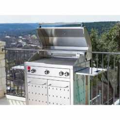 Fuego Grills Pro 36-Inch 3-Burner Freestanding Natural Gas Grill With Rear Infrared Burner And Interior Lighting -BBQDIRECT Shop F36S PRO lifestyle