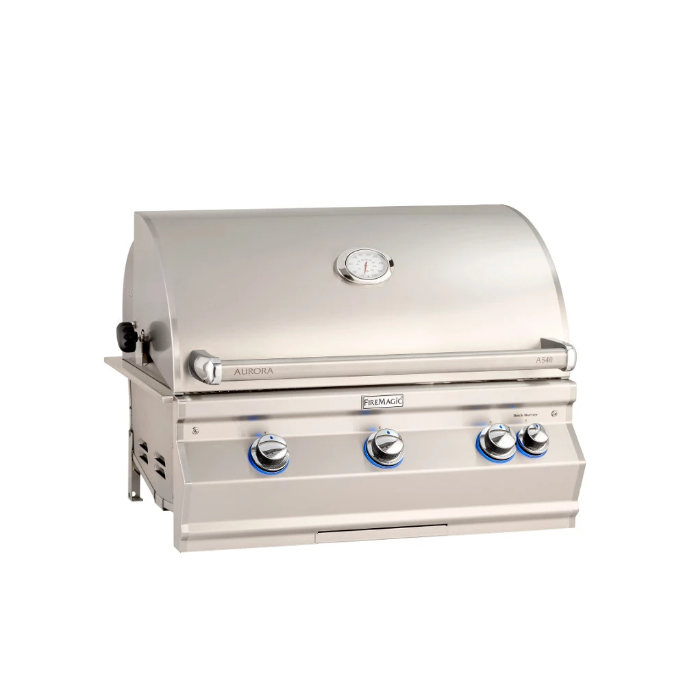 Fire Magic Aurora A540i 30-Inch 3-Burner Built-In Propane Gas Grill With Infrared Burner 3 Fire Magic Aurora A540i 30-Inch 3-Burner Built-In Propane Gas Grill With Infrared Burner