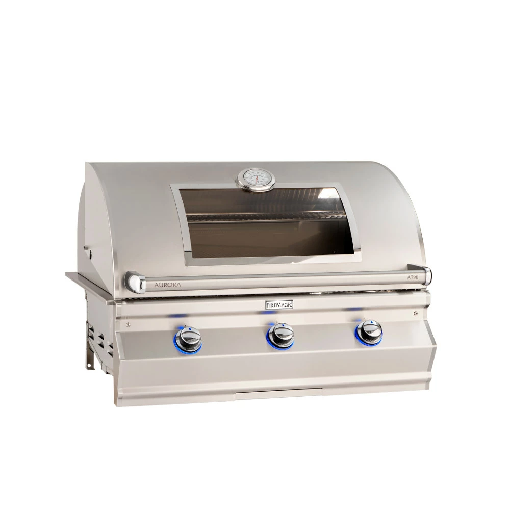 Fire Magic Aurora A790i 36-Inch 3-Burner Built-In Propane Gas Grill With Magic View Window 3 Fire Magic Aurora A790i 36-Inch 3-Burner Built-In Propane Gas Grill With Magic View Window