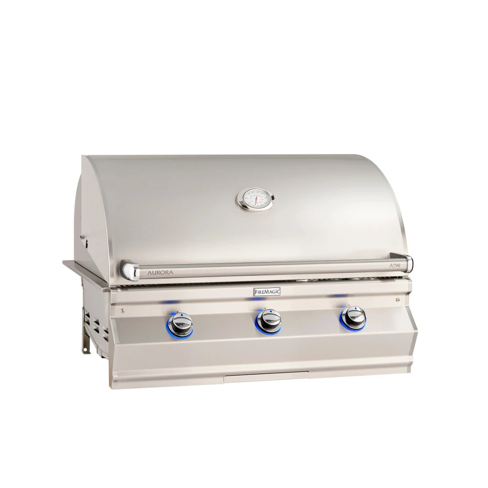 Fire Magic Aurora A790i 36-Inch 3-Burner Built-In Natural Gas Grill With Infrared Burner 3 Fire Magic Aurora A790i 36-Inch 3-Burner Built-In Natural Gas Grill With Infrared Burner