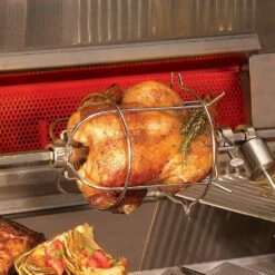 Fire Magic Aurora A790i 36-Inch 3-Burner Built-In Natural Gas Grill With Rear Burner And Magic View Window 15 Fire Magic Aurora A790i 36-Inch 3-Burner Built-In Natural Gas Grill With Rear Burner And Magic View Window -BBQDIRECT Shop FM Closeup Aurora Backburner