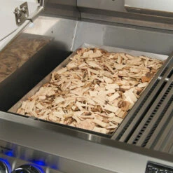 Fire Magic Echelon Diamond E1060i 48-Inch 4-Burner Built-In Natural Gas Grill With Analog Thermometer, Rear Burner, Infrared Burner And Magic View Window 21 Fire Magic Echelon Diamond E1060i 48-Inch 4-Burner Built-In Natural Gas Grill With Analog Thermometer, Rear Burner, Infrared Burner And Magic View Window -BBQDIRECT Shop FM Closeup Echelon Charcoal Smoker Basket 01 26