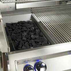 Fire Magic Echelon Diamond E1060i 48-Inch 4-Burner Built-In Propane Gas Grill With Digital Thermometer, Rear Burner And Infrared Burner -BBQDIRECT Shop FM Closeup Echelon Charcoal Smoker Basket 02