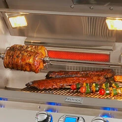 Fire Magic Echelon Diamond E1060i 48-Inch 4-Burner Built-In Propane Gas Grill With Digital Thermometer, Rear Burner, Infrared Burner And Magic View Window 16 Fire Magic Echelon Diamond E1060i 48-Inch 4-Burner Built-In Propane Gas Grill With Digital Thermometer, Rear Burner, Infrared Burner And Magic View Window -BBQDIRECT Shop FM Closeup Echelon Quantum Backburner 24