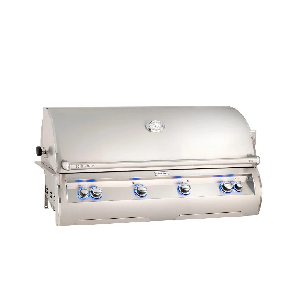 Fire Magic Echelon Diamond E1060i 48-Inch 4-Burner Built-In Propane Gas Grill With Analog Thermometer And Rear Burner 3 Fire Magic Echelon Diamond E1060i 48-Inch 4-Burner Built-In Propane Gas Grill With Analog Thermometer And Rear Burner