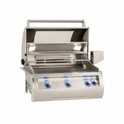 Fire Magic Echelon Diamond E660i 30-Inch 3-Burner Built-In Natural Gas Grill With Analog Thermometer, Rear Burner And Magic View Window 13 Fire Magic Echelon Diamond E660i 30-Inch 3-Burner Built-In Natural Gas Grill With Analog Thermometer, Rear Burner And Magic View Window -BBQDIRECT Shop FM E660i A W Built In Grill Analog Window Open 1