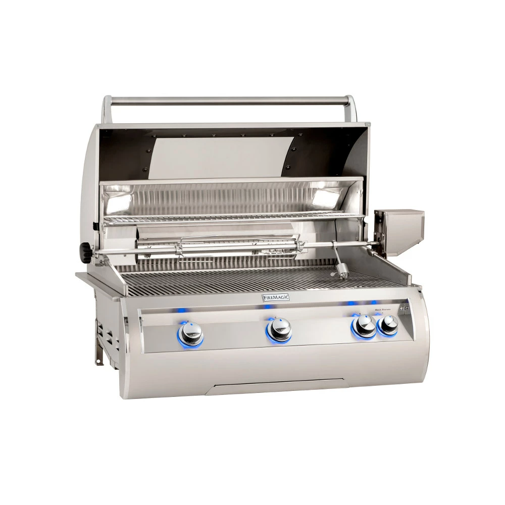 Fire Magic Echelon Diamond E790i 36-Inch 3-Burner Built-In Propane Gas Grill With Analog Thermometer, Rear Burner And Magic View Window 4 Fire Magic Echelon Diamond E790i 36-Inch 3-Burner Built-In Propane Gas Grill With Analog Thermometer, Rear Burner And Magic View Window - Image 2