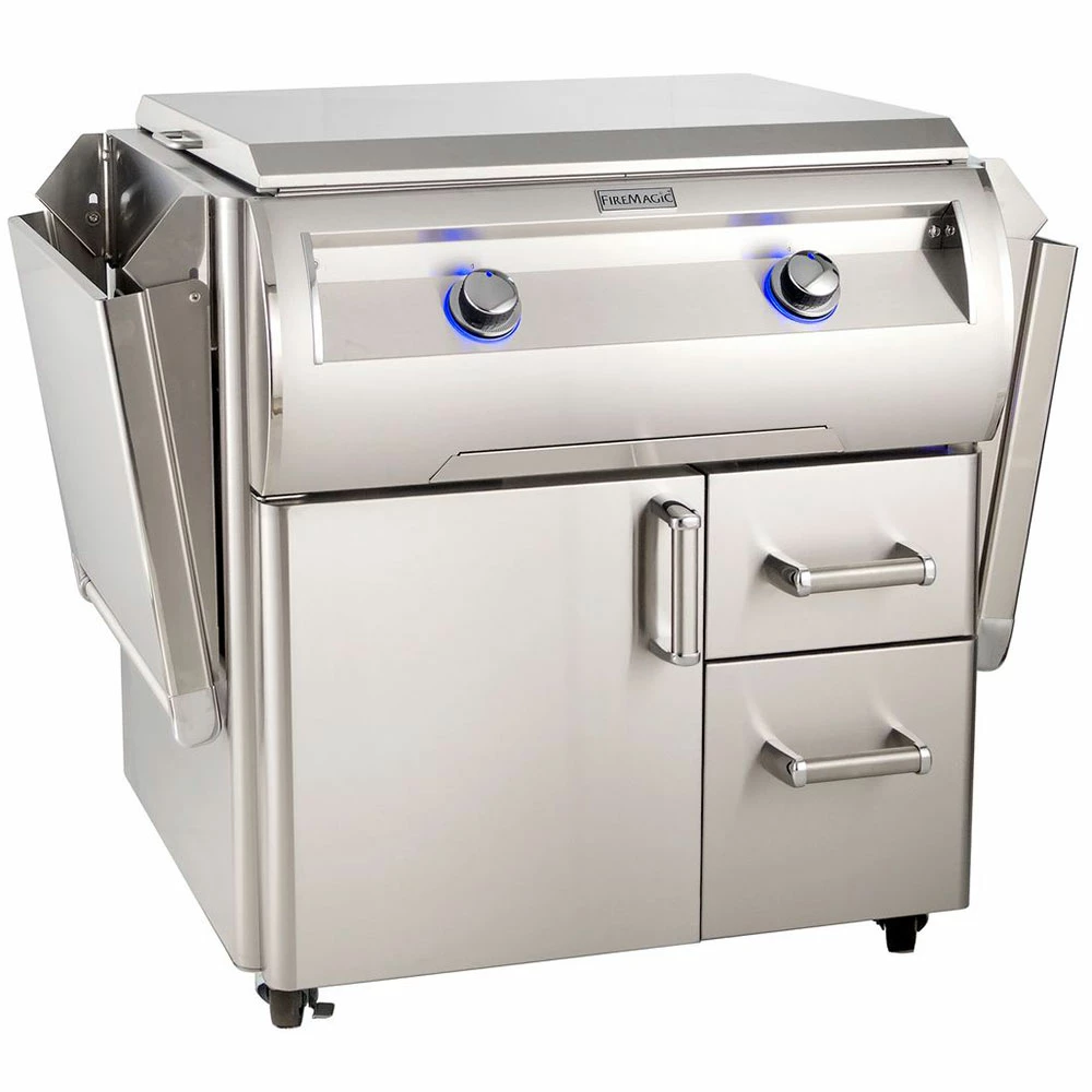 Fire Magic Echelon Diamond E660i 30-Inch 2-Burner Freestanding Natural Gas Commercial Style Flat Top Griddle 3 Fire Magic Echelon Diamond E660i 30-Inch 2-Burner Freestanding Natural Gas Commercial Style Flat Top Griddle