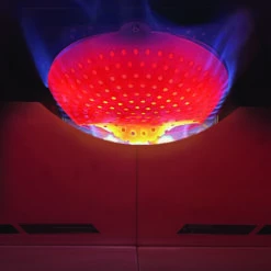 Hestan Campania 33-Inch Stainless Steel Built-In/Countertop Natural Gas Outdoor Pizza Oven - Citra -BBQDIRECT Shop Flame profile 8