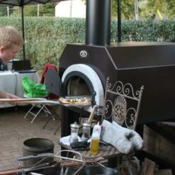Chicago Brick Oven CBO-500 Countertop Wood-Fired Residential Outdoor Pizza Oven - Black -BBQDIRECT Shop Fox Valley Winery 3 1024x
