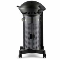 Fuego Grills Element 21-Inch 2-Burner Propane Freestanding Gas Grill - Carbon Steel -BBQDIRECT Shop Fuego Grills Element Propane Gas Grill F21C H Side View