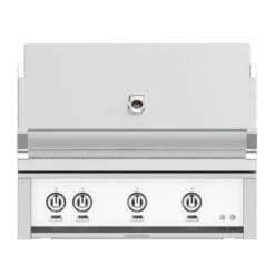 Hestan 36-Inch 3-Burner Built-In Propane Gas Grill With Infrared Rotisserie Burner - Froth
