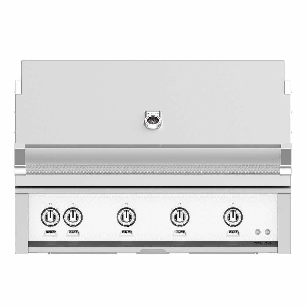 Hestan 42-Inch 4-Burner Built-In Propane Gas Grill With Infrared Rotisserie Burner - Froth 3 Hestan 42-Inch 4-Burner Built-In Propane Gas Grill With Infrared Rotisserie Burner - Froth