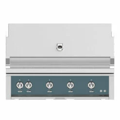 Hestan 42-Inch 4-Burner Built-In Propane Gas Grill With Infrared Rotisserie Burner - Pacific Fog