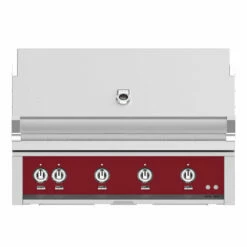 Hestan 42-Inch 4-Burner Built-In Natural Gas Grill With Infrared Rotisserie Burner - Tin Roof
