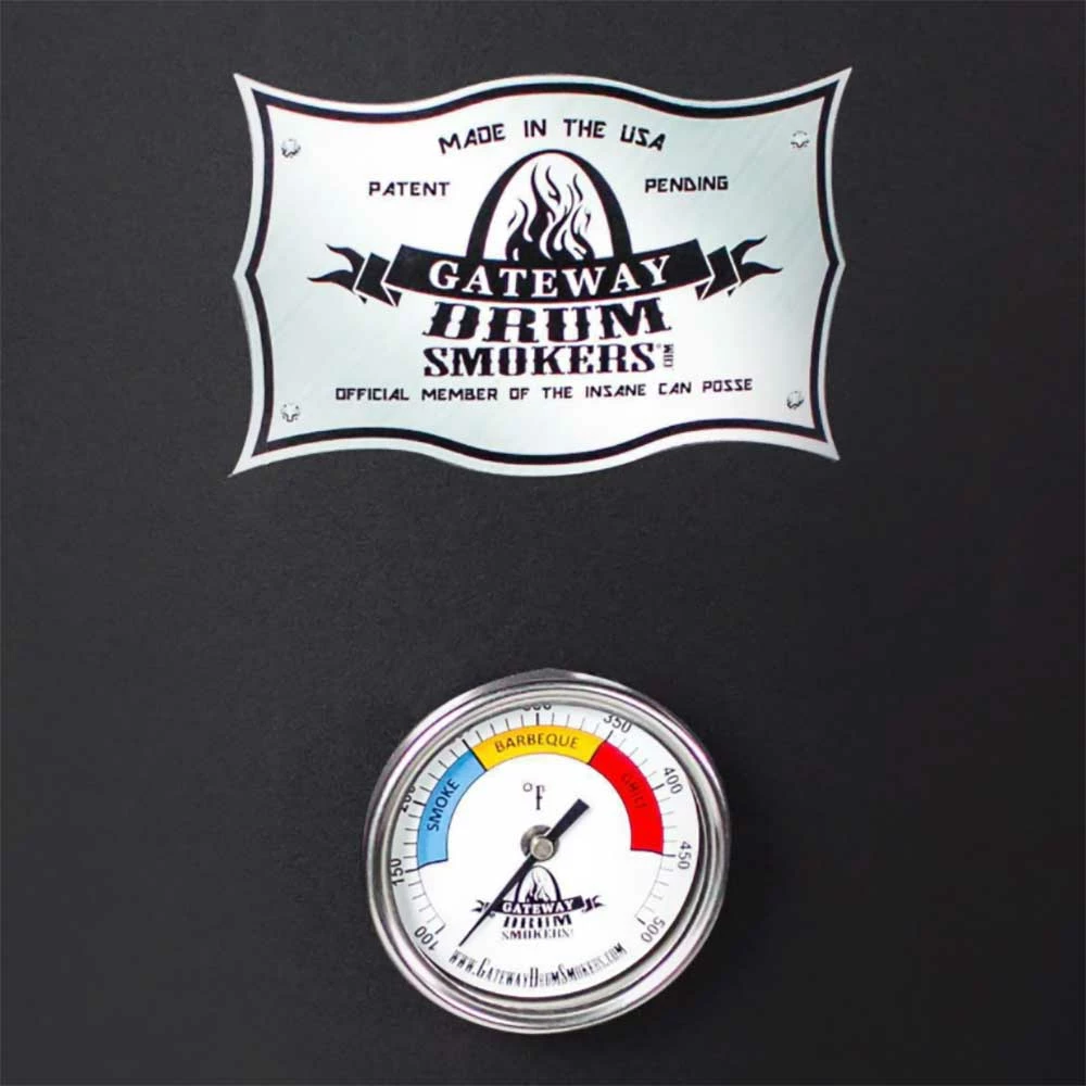 Gateway Drum Smokers 55 Gallon Charcoal BBQ Smoker - Matte Black 6 Gateway Drum Smokers 55 Gallon Charcoal BBQ Smoker - Matte Black - Image 4