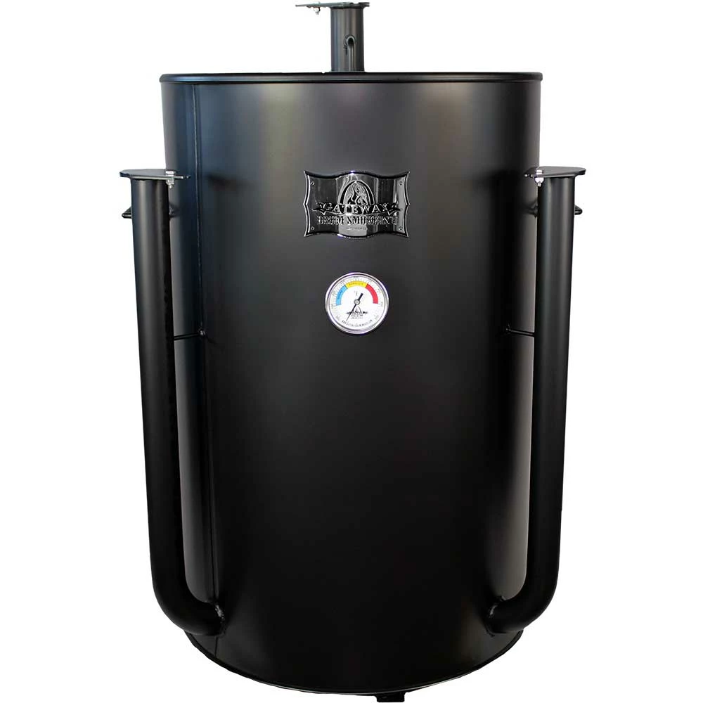 Gateway Drum Smokers 55 Gallon Charcoal BBQ Smoker - Matte Black 3 Gateway Drum Smokers 55 Gallon Charcoal BBQ Smoker - Matte Black