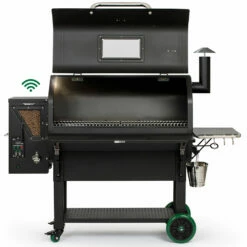 Green Mountain Grills Wi-Fi Controlled Peak Prime Plus Freestanding Pellet Grill -BBQDIRECT Shop Green Mountain Grills Wi Fi Controlled Peak Prime Plus Freestanding Pellet Grill Open