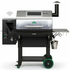 Green Mountain Grills Wi-Fi Controlled Stainless Steel Ledge Prime Plus Freestanding Pellet Grill