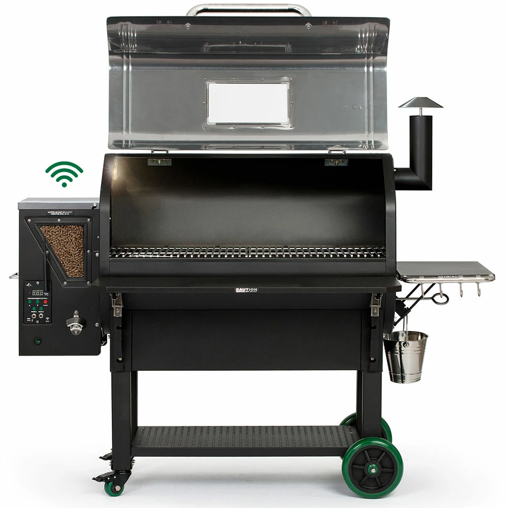 Green Mountain Grills Wi-Fi Controlled Stainless Steel Peak Prime Plus Freestanding Pellet Grill 4 Green Mountain Grills Wi-Fi Controlled Stainless Steel Peak Prime Plus Freestanding Pellet Grill - Image 2