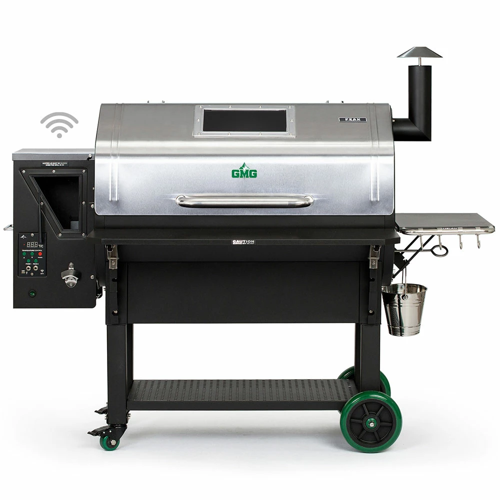 Green Mountain Grills Wi-Fi Controlled Stainless Steel Peak Prime Plus Freestanding Pellet Grill 3 Green Mountain Grills Wi-Fi Controlled Stainless Steel Peak Prime Plus Freestanding Pellet Grill